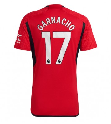 Manchester United Alejandro Garnacho #17 Primera Equipación 2023-24 Manga Corta